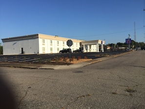 Blick von der Unterkunft