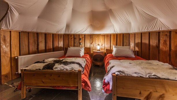 Zelt, 1 Doppelbett oder 2 Einzelbetten