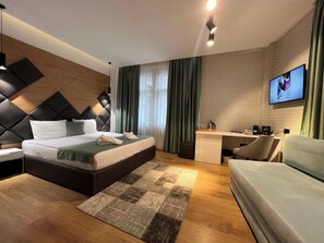 Executive Double or Twin Room | Minibar, in-room safe, desk, laptop workspace - Hotel Capital (Belgrade)