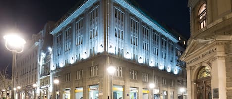 Front of property – evening/night