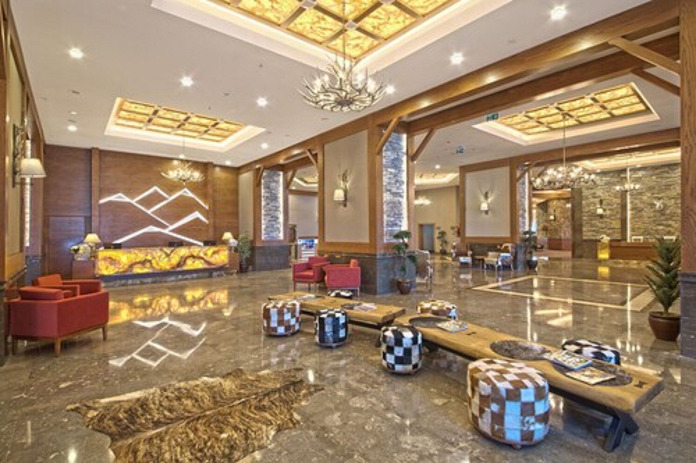 Sala de estar en el lobby