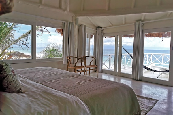 Master Suite Oceanfront Terrace /Jacuzzi | Premium bedding, in-room safe, individually decorated, free WiFi