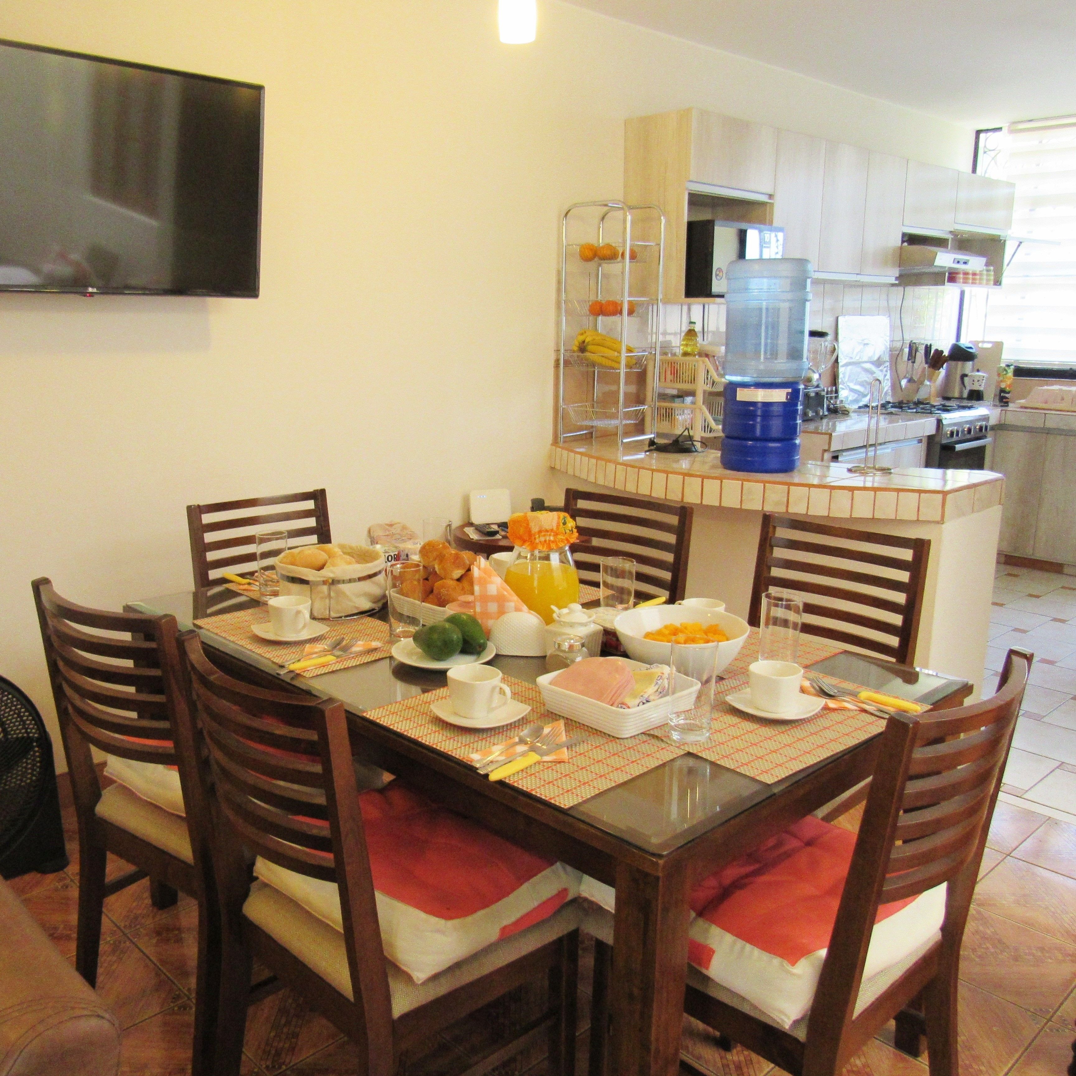 Desayuno de cocina local incluido todos los días