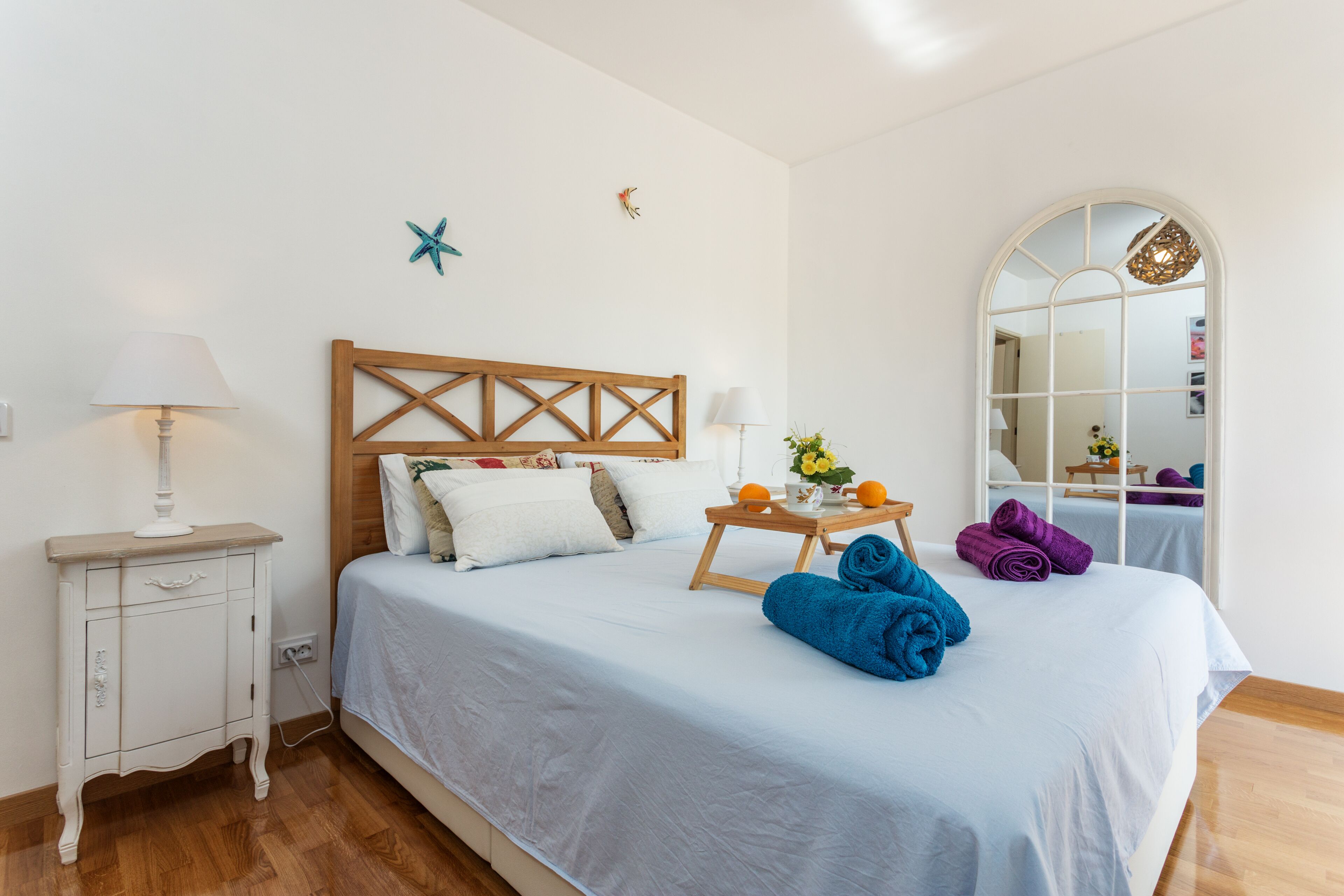 3 bedrooms, iron/ironing board, travel cot, WiFi