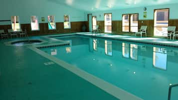 Indoor pool, outdoor pool