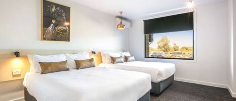 Huoneisto, 1 makuuhuone | Työpöytä, silitysrauta/-lauta, ilmainen Wi-Fi, vuodevaatteet