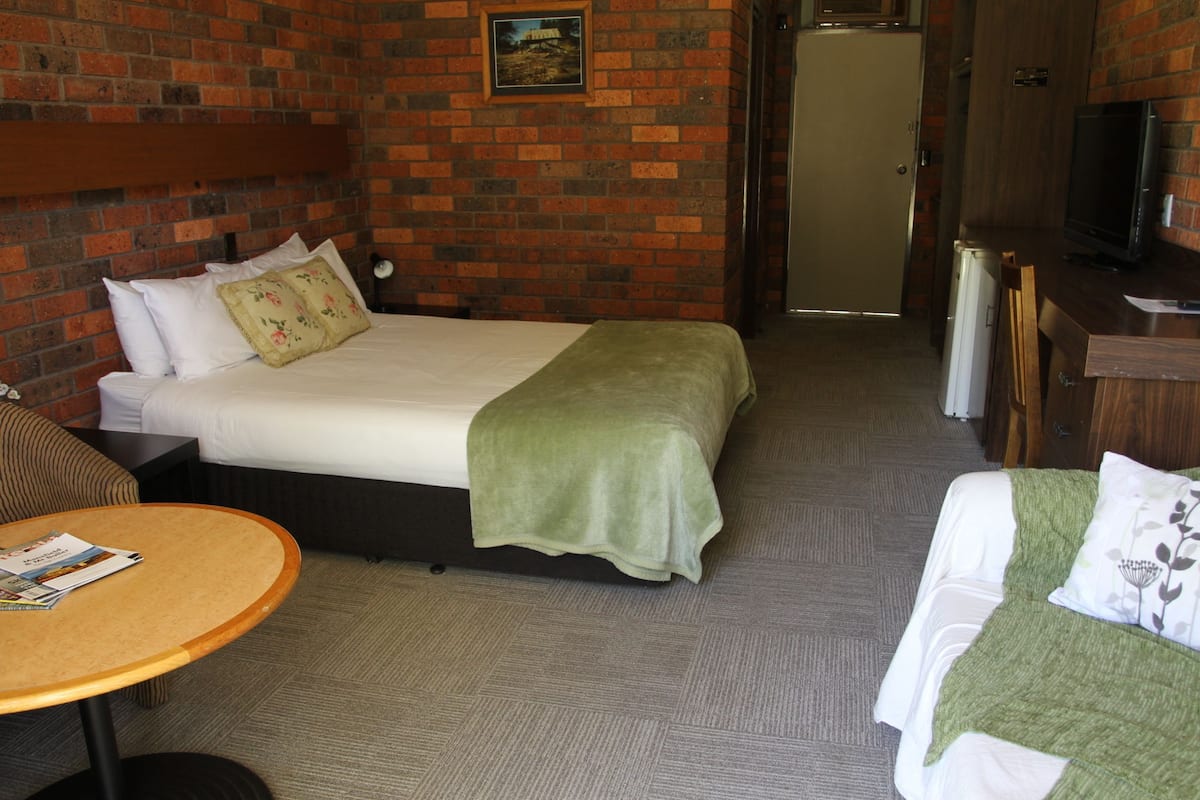 Queen + Room | Premium bedding, desk, bed sheets