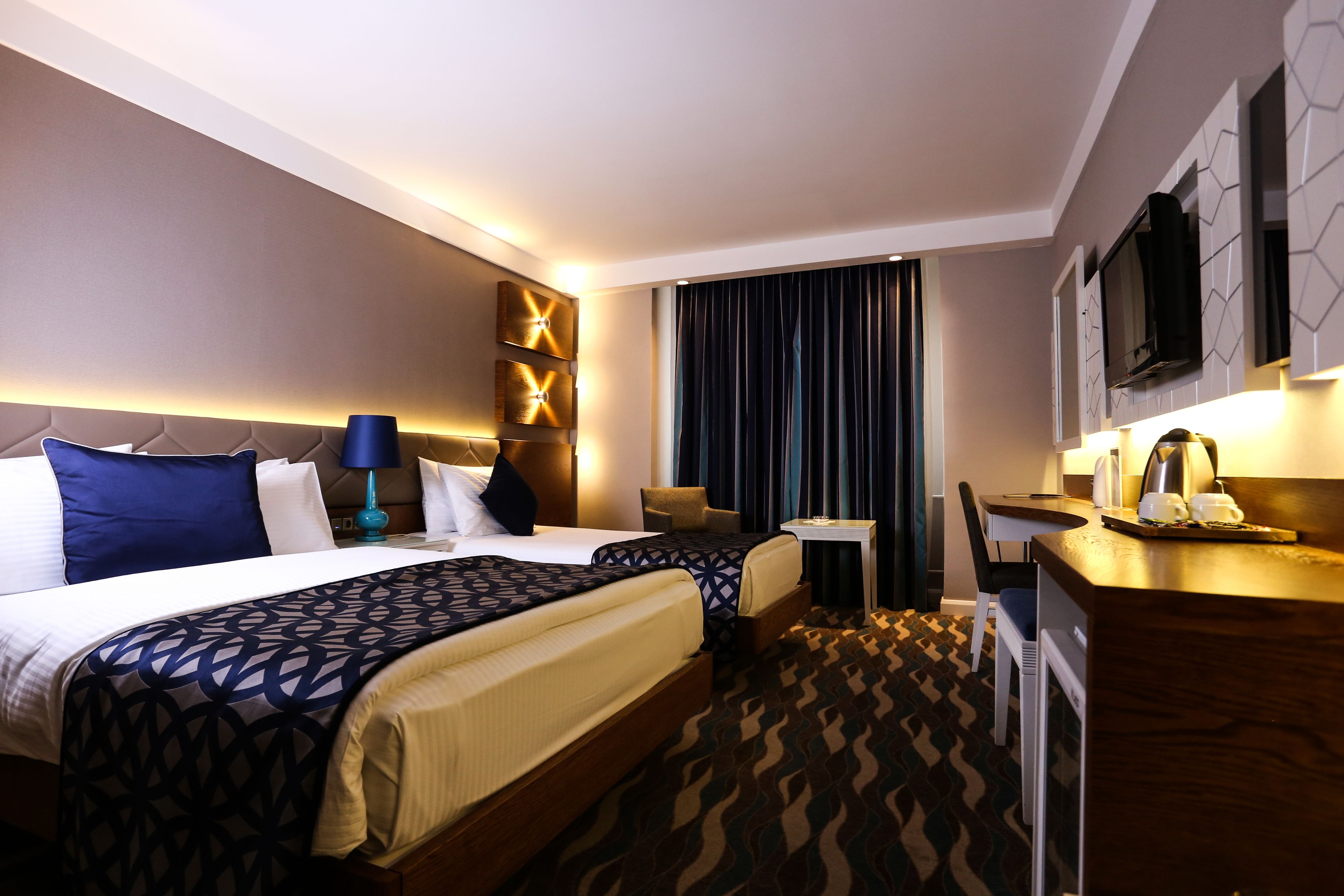 Standard Double or Twin Room, 1 Double or 2 Single Beds | Minibar, in-room safe, desk, free WiFi
