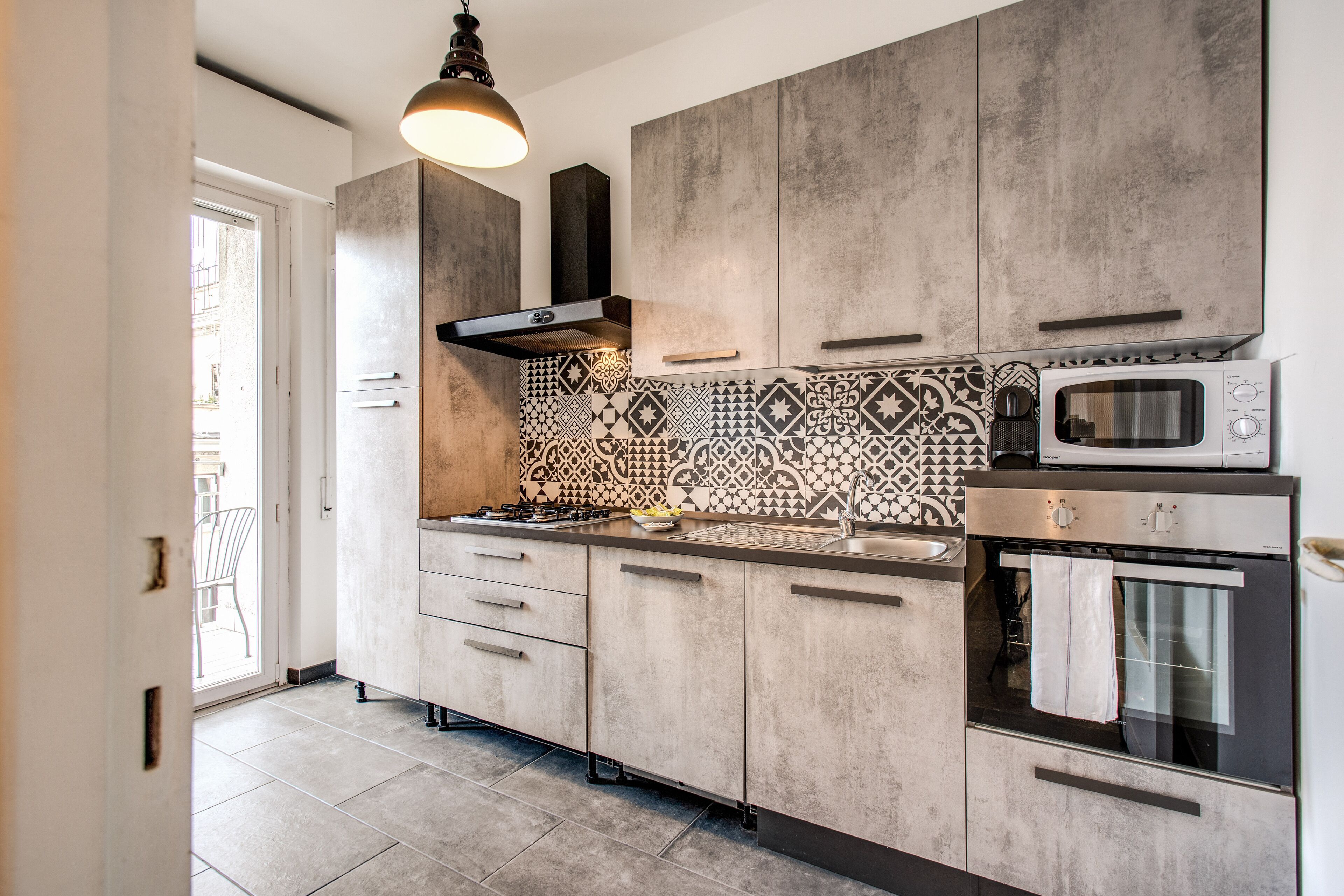 公寓, 1 间卧室, 厨房 | 私人厨房 | 大冰箱、微波炉、烤箱、炉灶