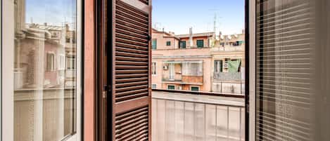 Blick vom Balkon