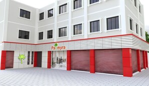 Fassade der Unterkunft