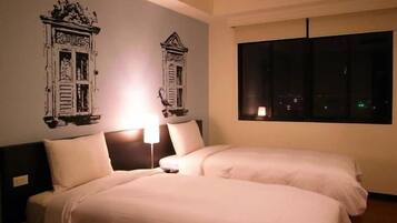 Executive-herbergi fyrir tvo, tvö rúm | Dúnsængur, skrifborð, myrkratjöld/-gardínur