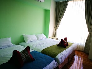 Quadruple Room, City View