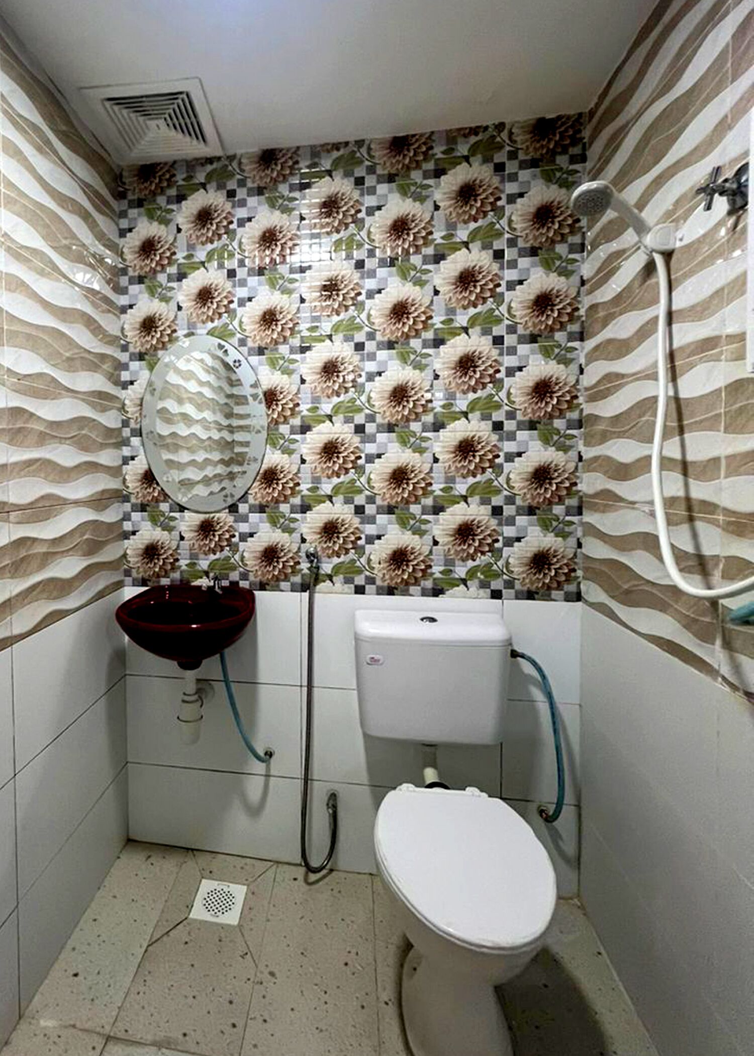 shower, free toiletries, hair dryer, slippers