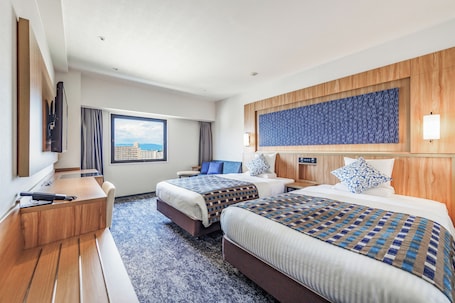 In-room safe, desk, blackout drapes, free WiFi. ART HOTEL Morioka