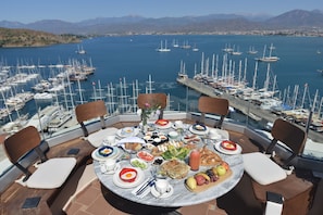 Vue depuis l’hébergement