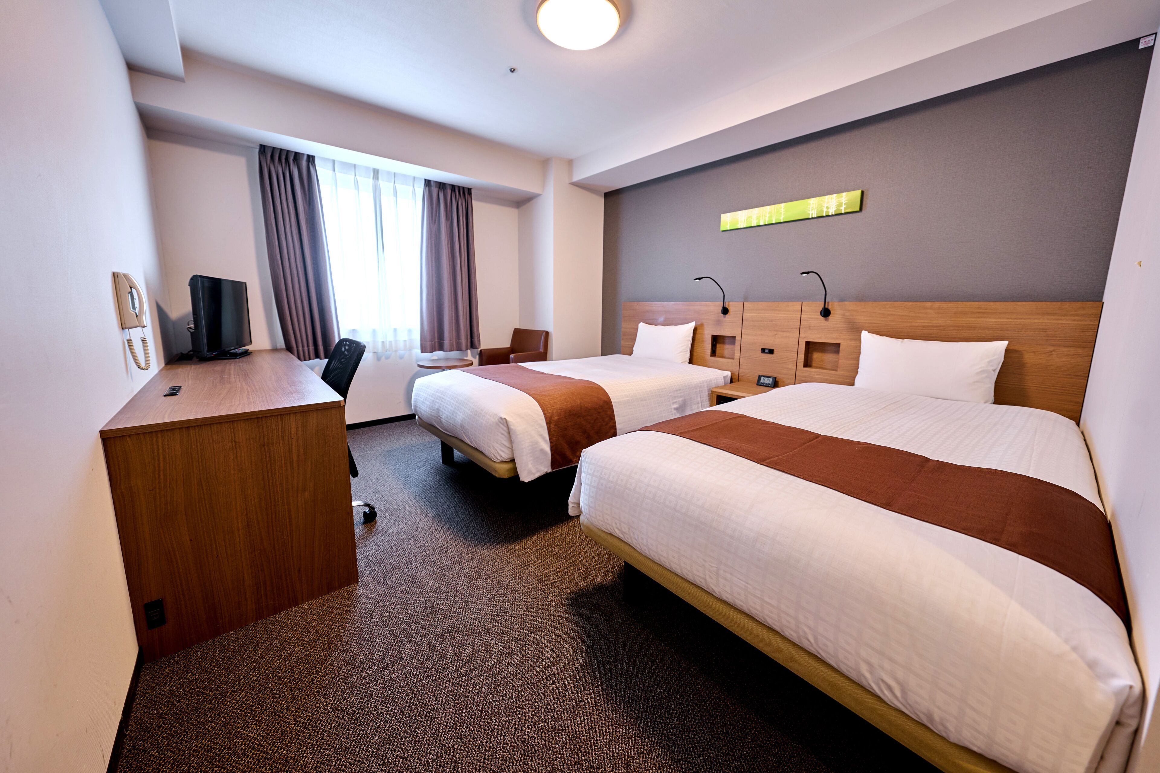 Deluxe Twin Room, Non Smoking | Desk, free WiFi, bed sheets