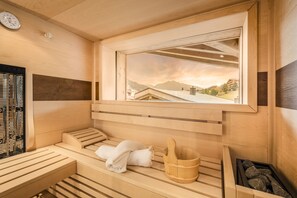 プレミアム シャレー 3 ベッドルーム 禁煙 マウンテンビュー | サウナ