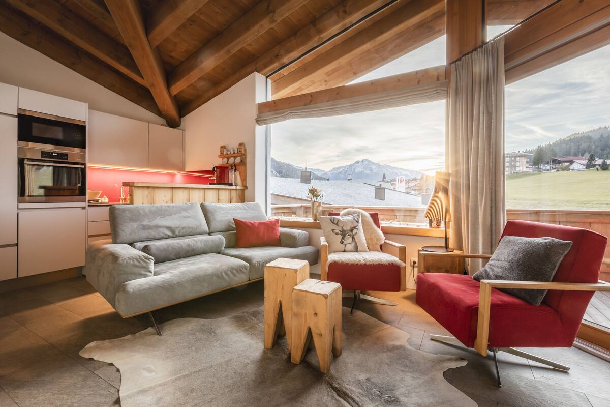 Deluxe Chalet, 3 Bedrooms, Non Smoking, Mountain View | View from room