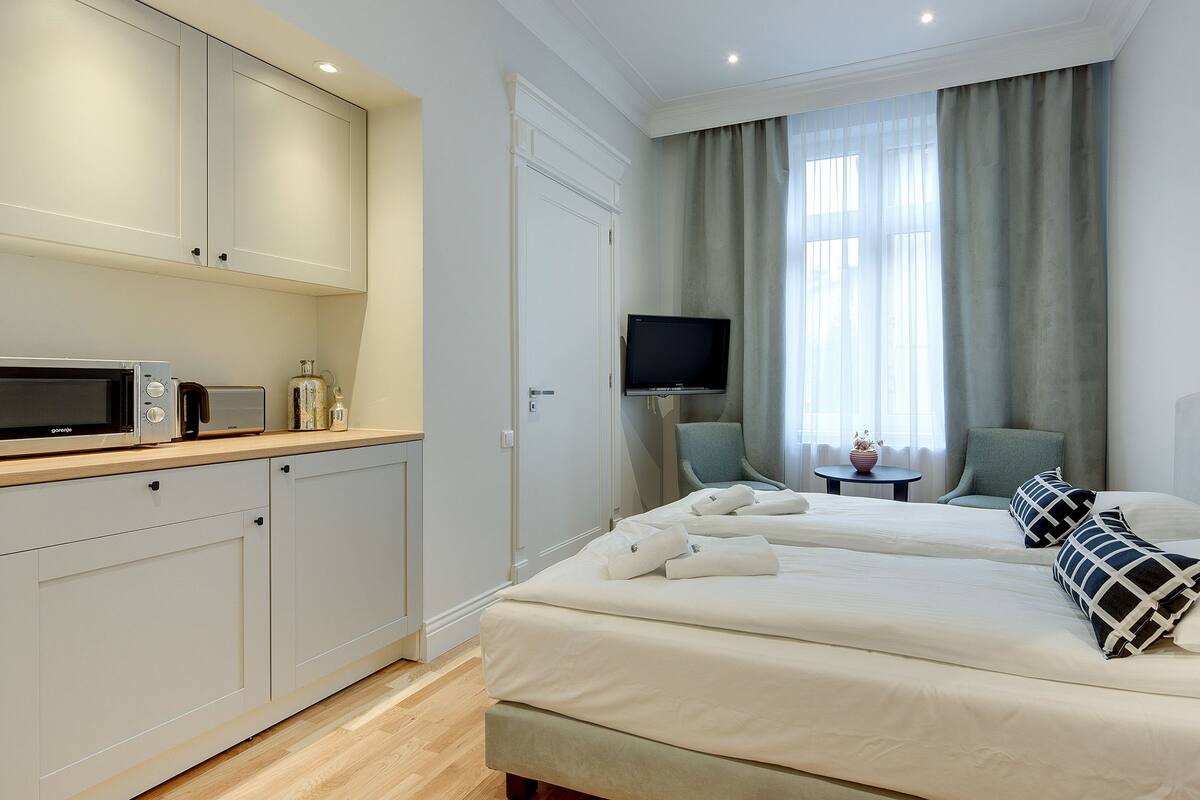 Studio, phòng tắm riêng (max. 2 adults) | Trang trí khác biệt, trang bị nội thất với thiết kế riêng biệt