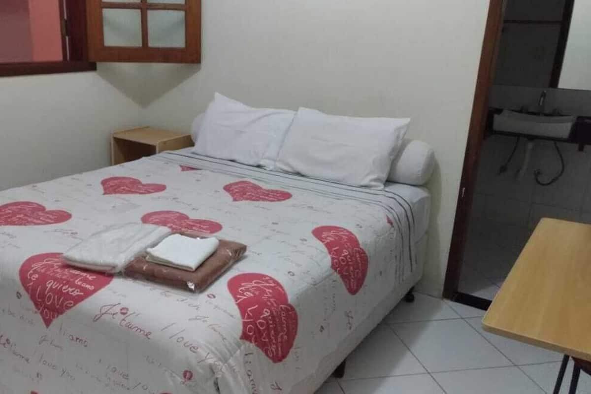 Desk, laptop workspace, iron/ironing board (on request), WiFi (free)