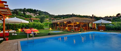 Vue depuis lâhĂ©bergement