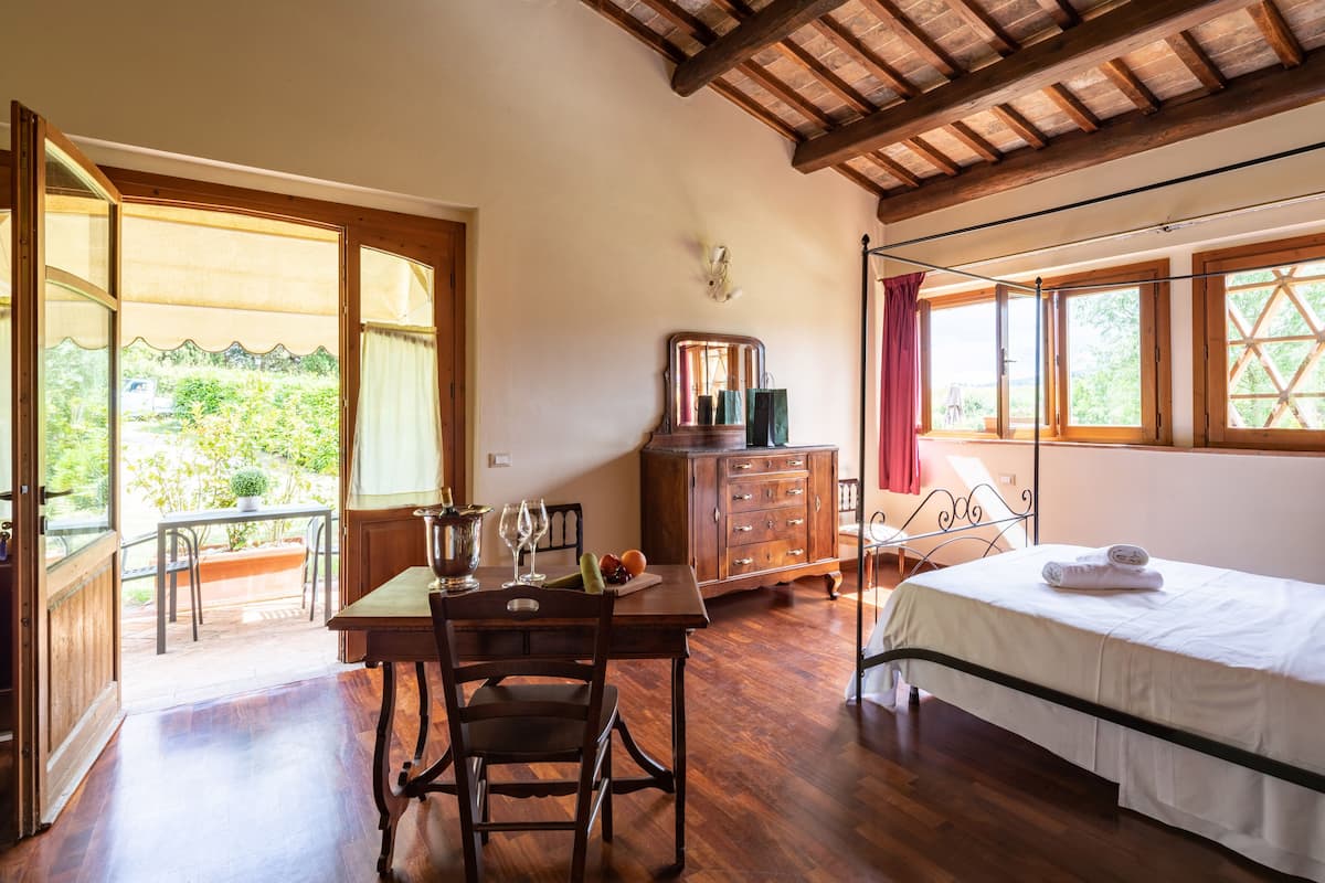 Superior Double Room, 1 Queen Bed, Private Bathroom, Garden Area | 1 bedroom, hypo-allergenic bedding, individually decorated