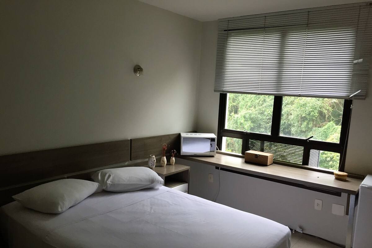 Minibar, blackout curtains, soundproofing