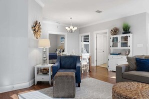 Cottage, 3 Bedrooms | Living area | Smart TV, DVD player