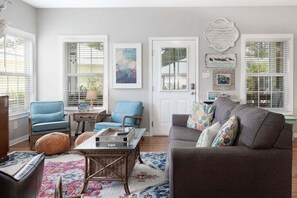 Cottage, 3 Bedrooms | Living area | TV, DVD player - The Rookery II Unit 1101 (Gulf Shores)