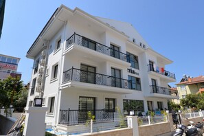 Fassade der Unterkunft