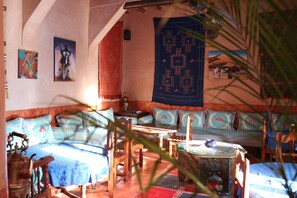 Sitteområde i lobbyen