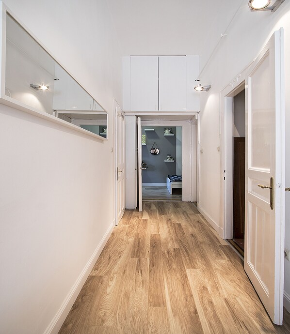 City appartement, 2 slaapkamers | 2 slaapkamers, een strijkplank/strijkijzer, gratis babybedden