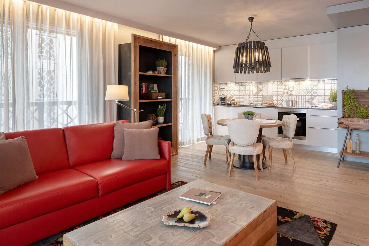 Two-Bedroom Apartment | Living area