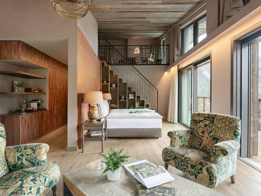 Suite Junior, balkon (Loft) | Bagian depan properti