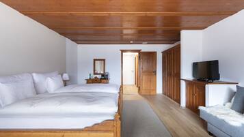 2 dormitorios, ropa de cama hipoalergénica, edredones de plumas