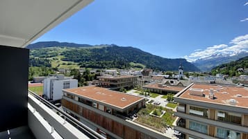Blick vom Balkon