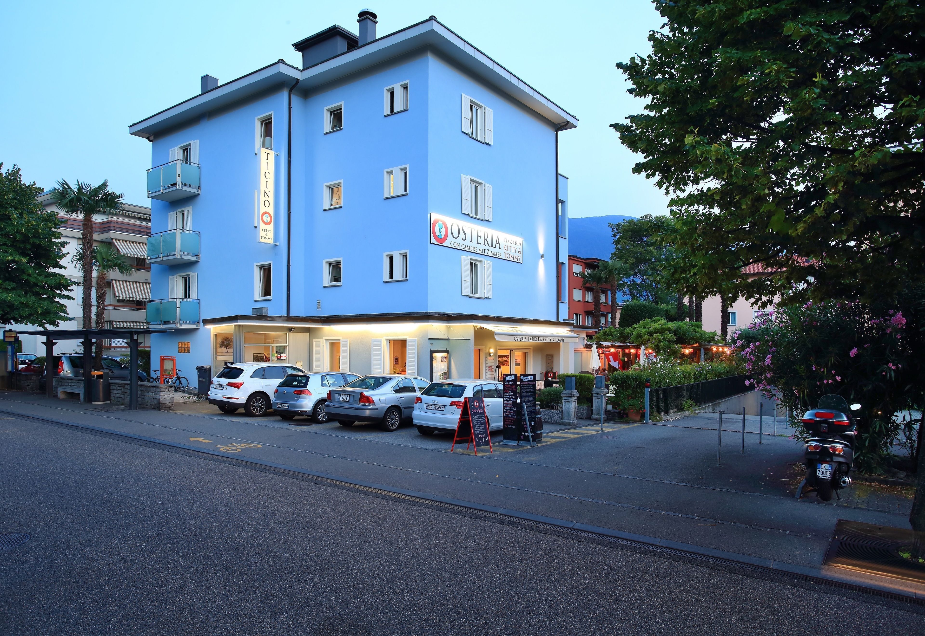 front of property – evening/night