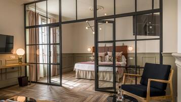 Suite | Premium bedding, memory-foam beds, in-room safe, blackout curtains