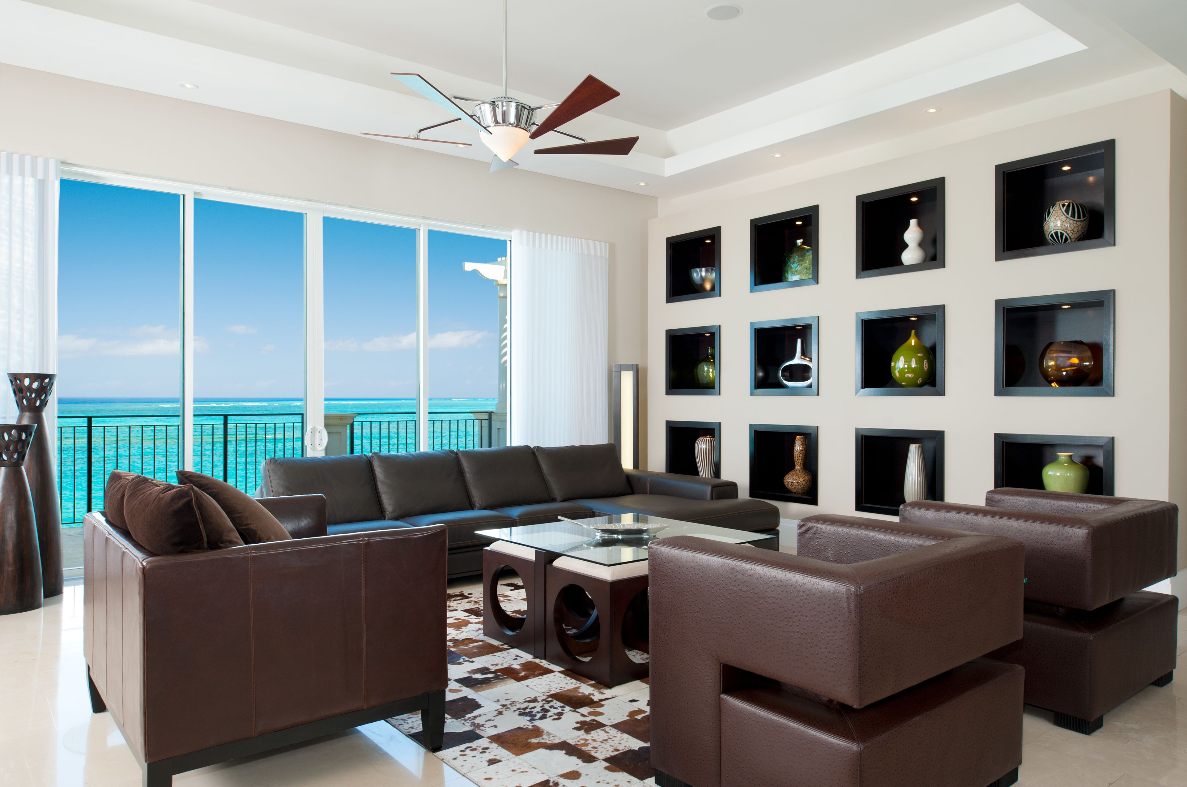 46-inch TV with cable channels