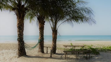On the beach