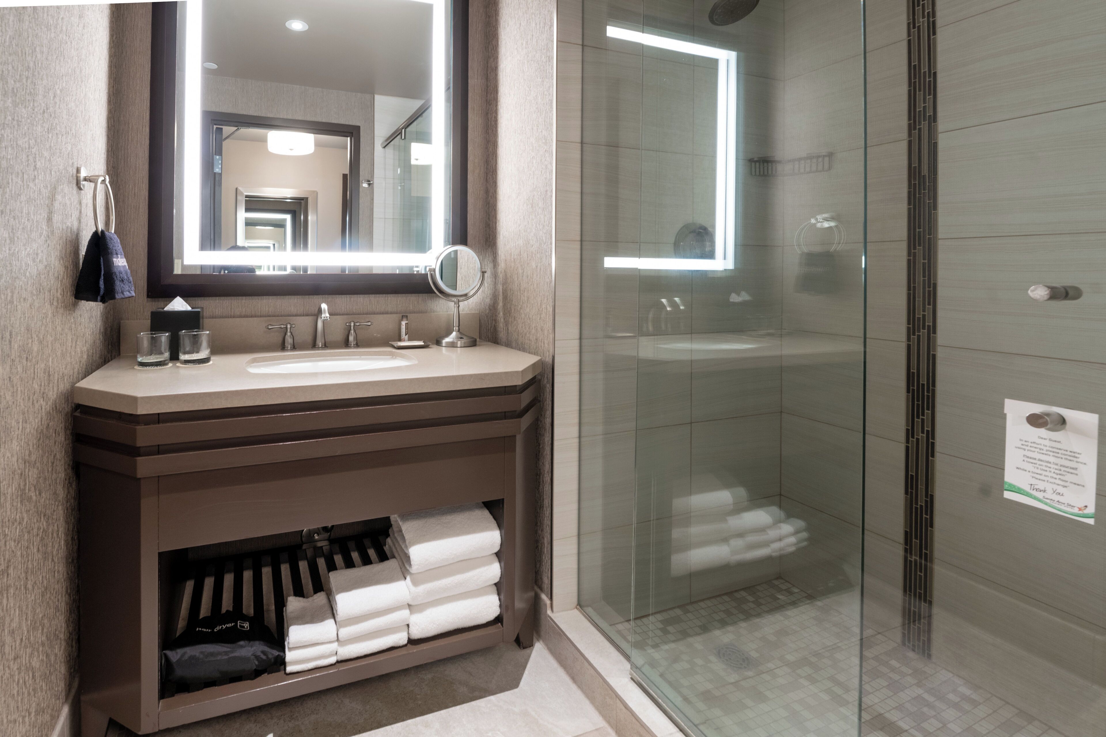 free toiletries, hair dryer, towels, soap