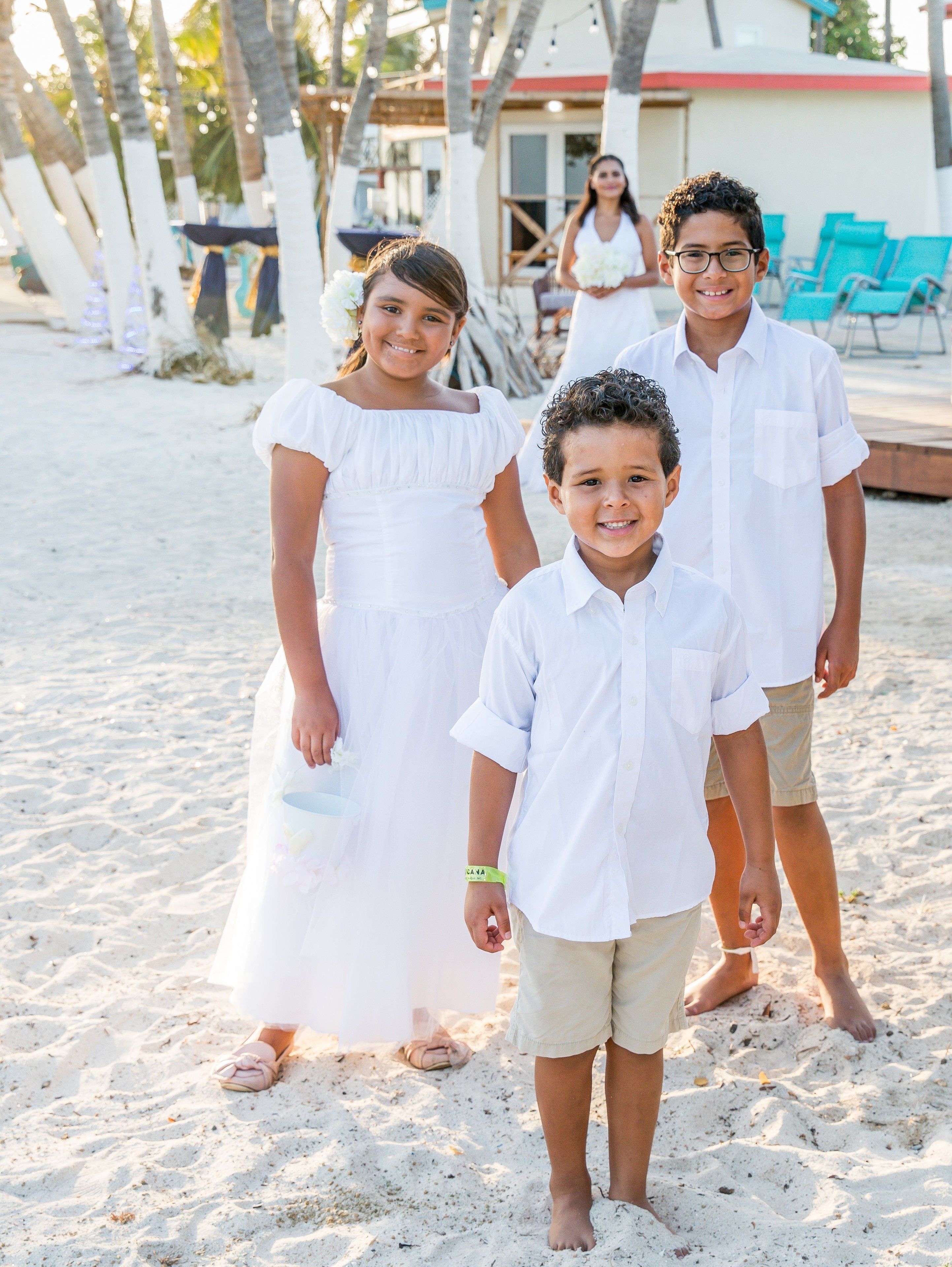 outdoor wedding area
