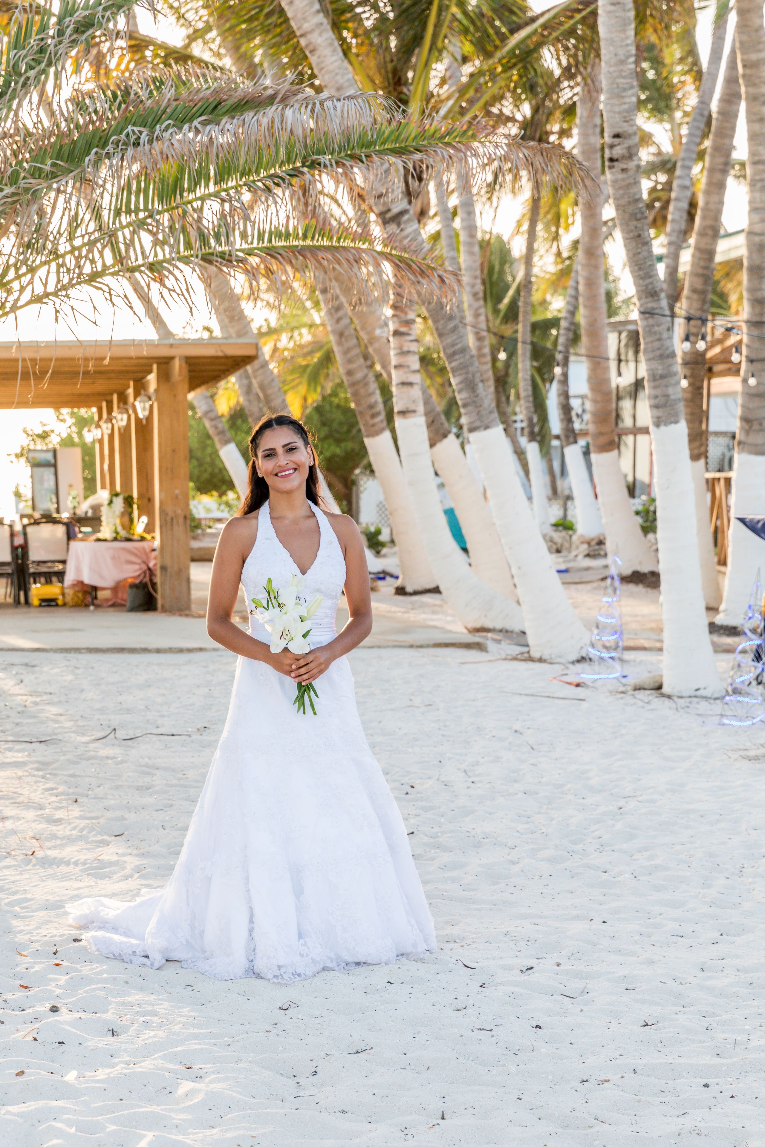 outdoor wedding area