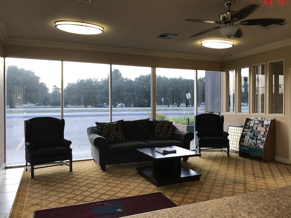 Lobby sitting area