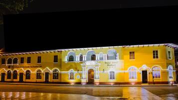 Front of property – evening/night