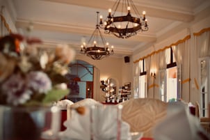Café da manhã, almoço e jantar