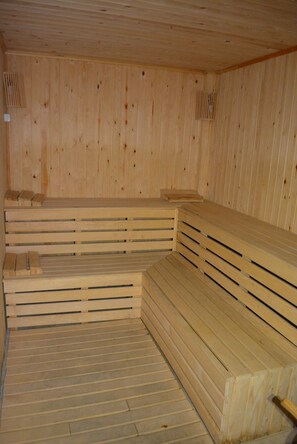 Een sauna, een Turks bad/hammam