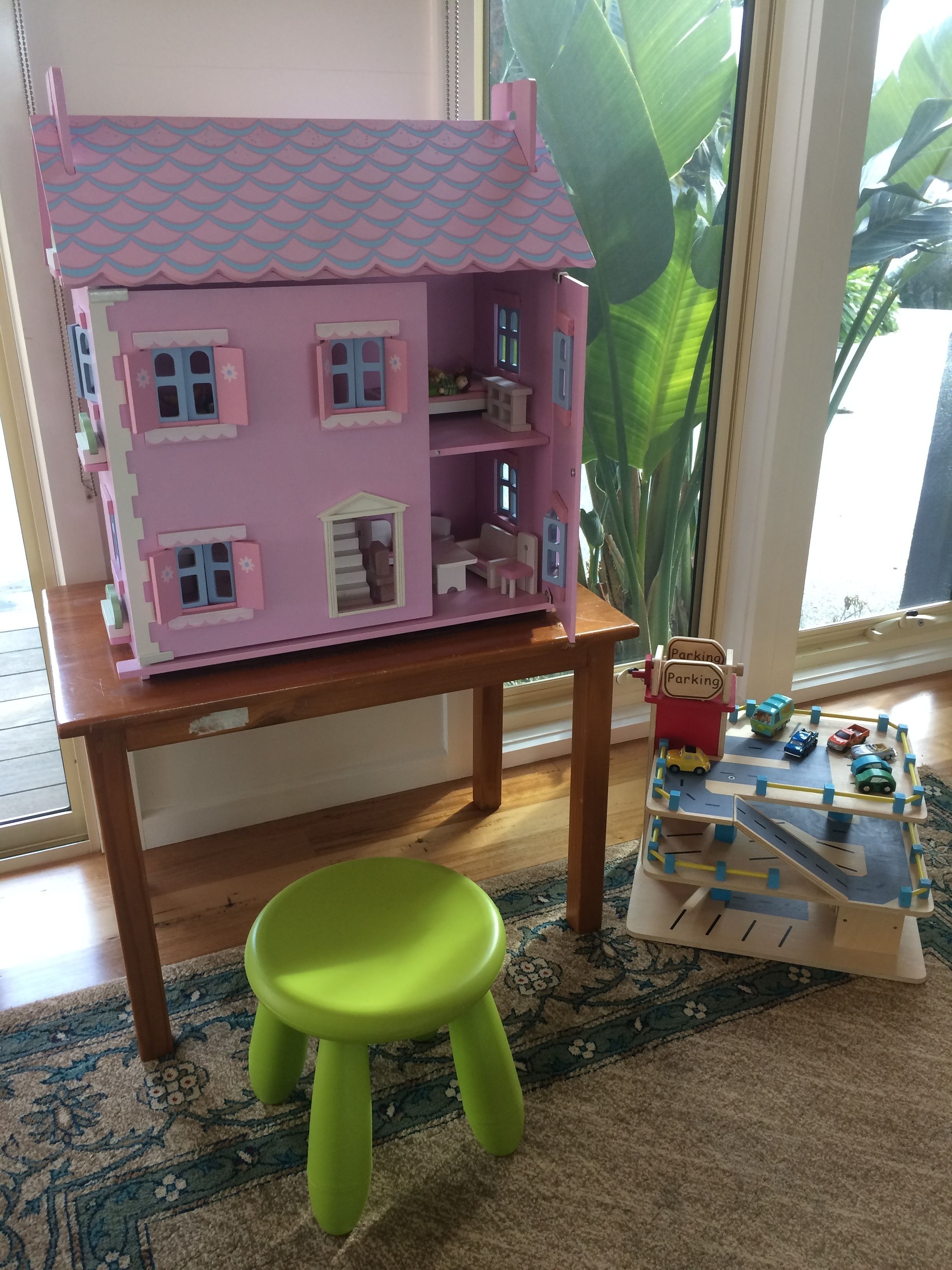 Área de juegos infantiles bajo techo