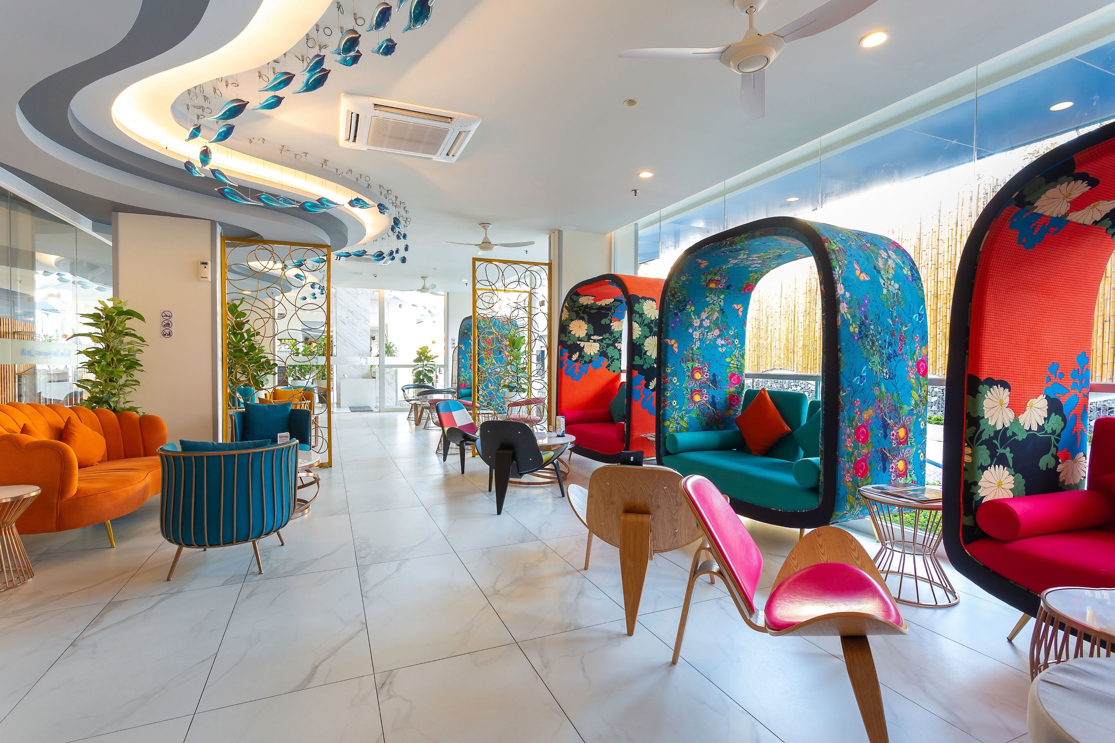 Lobby sitting area